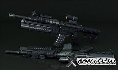 دانلود مدل سه بعدی از تفنگ | 3D Models of Guns