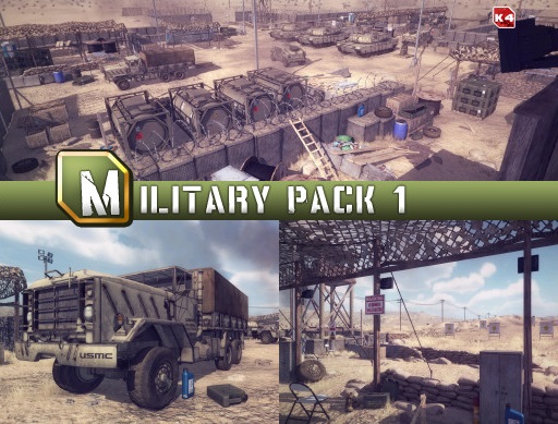 مدل های سه بعدی Unity - Military Pack 1 Micheal K4