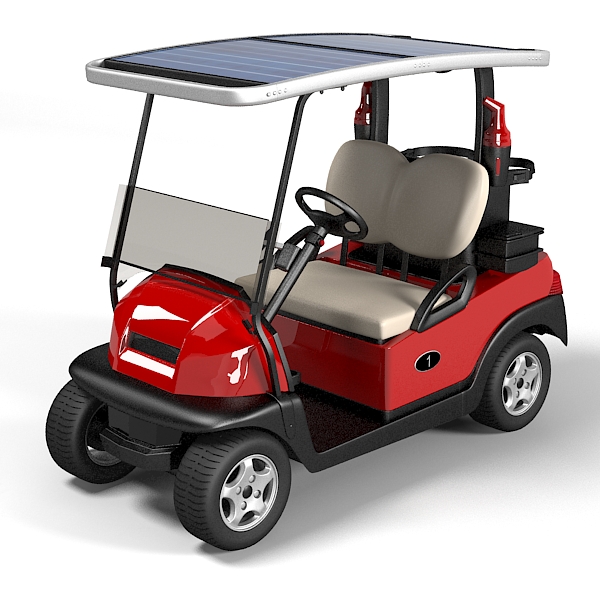 دانلود رایگان مدل سه بعدی Turbosquid - Golf Car