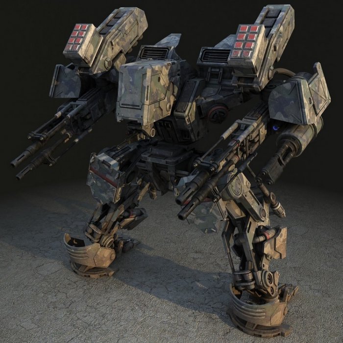 دانلود رایگان مدل سه بعدی ربات جنگجو
