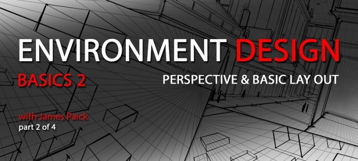 آموزش Gumroad - Environment Design Basics 2 Perspective and Basic Layout by James Paick