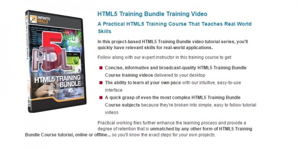 آموزش infiniteskills - HTML5 Training Bundle Training Video