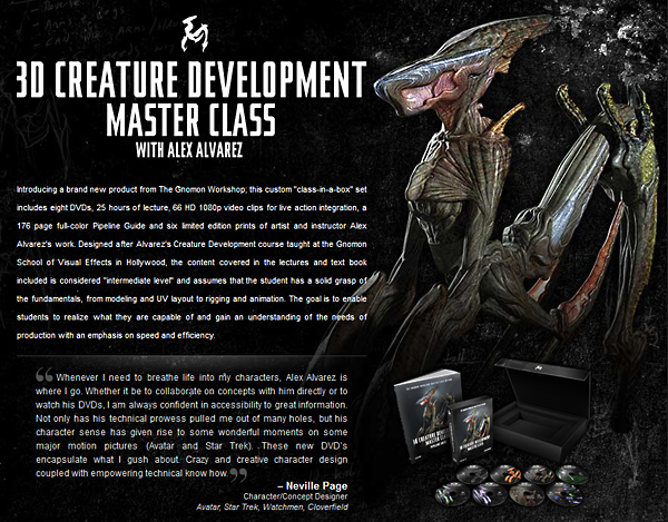 آموزش The Gnomon Workshop - 3D Creature Development Master Class