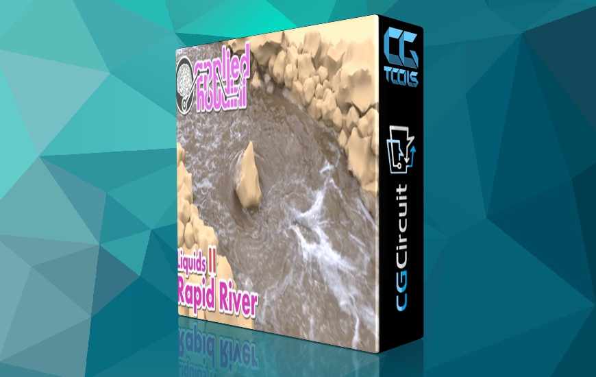 آموزش ایجاد مایعات در هودینی قسمت دوم - رودخانه های سریع
