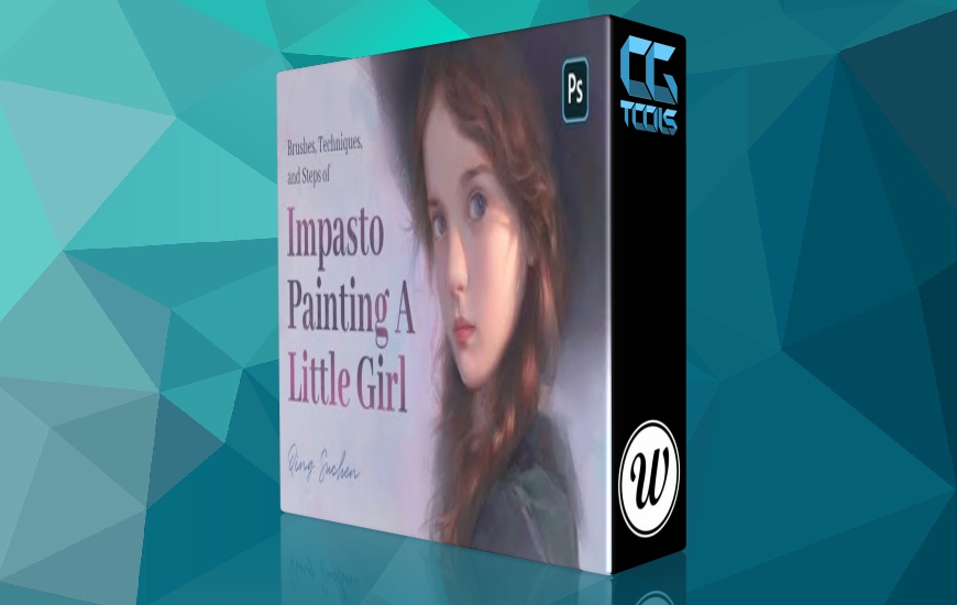 براش ها، تکنیک ها و مراحل نقاشی Impasto یک دختر کوچک