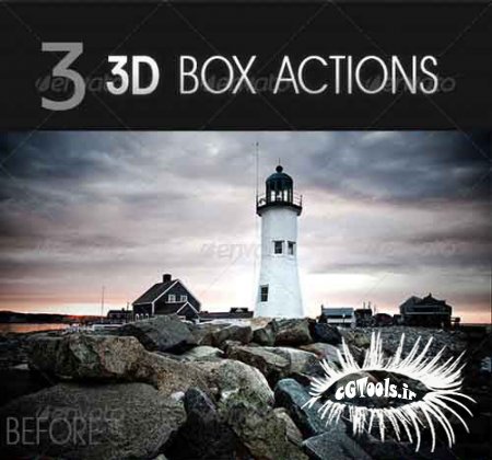 اکشن Graphicriver: 3D Box Actions