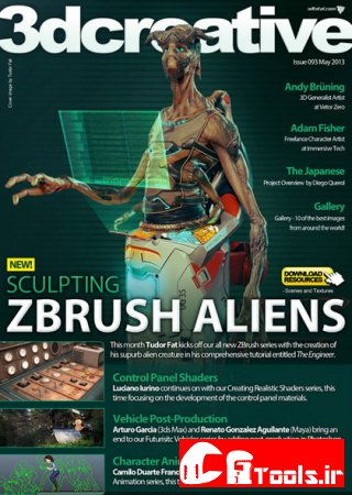 دانلود رایگان مجله 3DCreative Issue 93 – May 2013