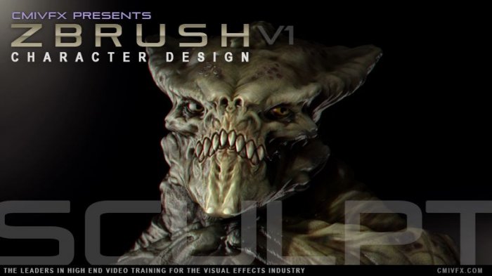 آموزش cmiVFX - ZBrush Character Concept Design