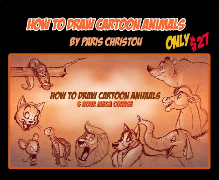 آموزش ToonboxStudio - How to Draw Cartoon Animal Characters