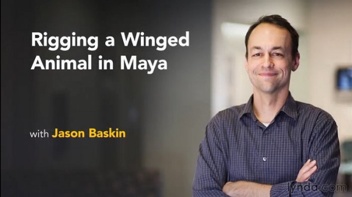 آموزش Lynda - Rigging a Winged Animal in Maya with Jason Baskin
