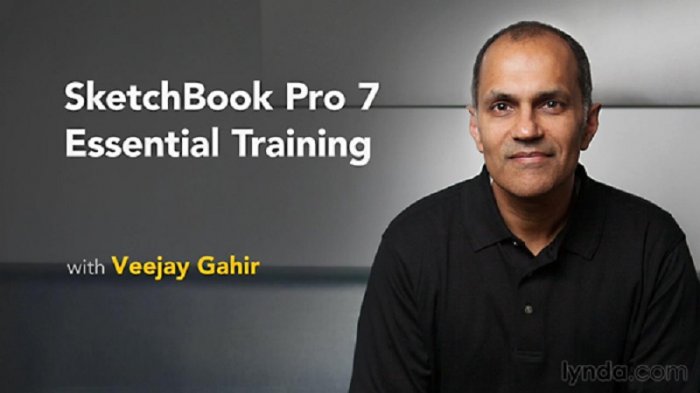 آموزش Lynda - SketchBook Pro 7 Essential Training