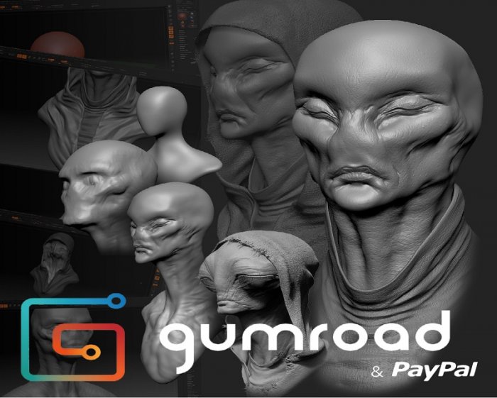 آموزش Gumroad - Intro To Sculpting by Kurt Papstein