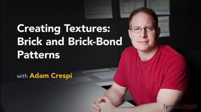 آموزش Lynda - Creating Textures - Brick and Brick-Bond Patterns