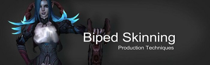 آموزش CGcircuit - Biped Skinning
