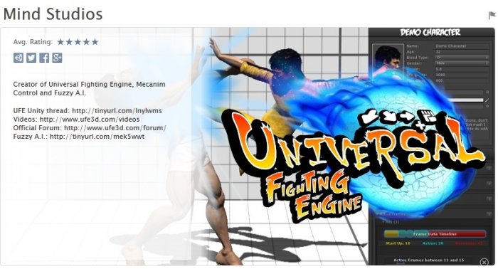 ابزار Universal Fighting Engine برای Unity