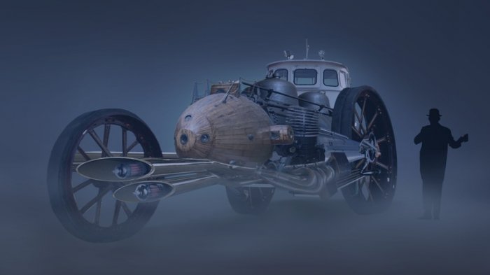 دانلود رایگان آموزش Digital Tutors - Creating a Steampunk Concept Vehicle in Photoshop