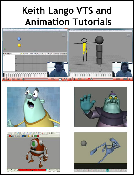 آموزش انیمیشن توسط Keith Lango  در نرم افزار مایا( نسخه کامل ) | Keith Lango - Charater Animation VTS
