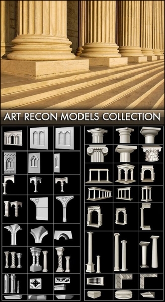 مدل های سه بعدی Art Recon 3D Models