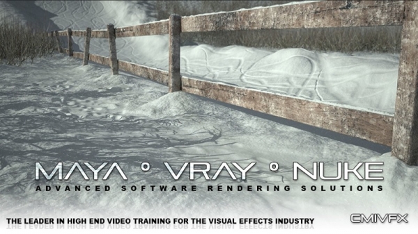 آموزش نحوه ساخت یک منظره برفی cmiVFX - Maya VRay Nuke