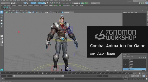 آموزش انیمیت مبارزه برای بازی The Gnomon Workshop - Combat Animation for  Games