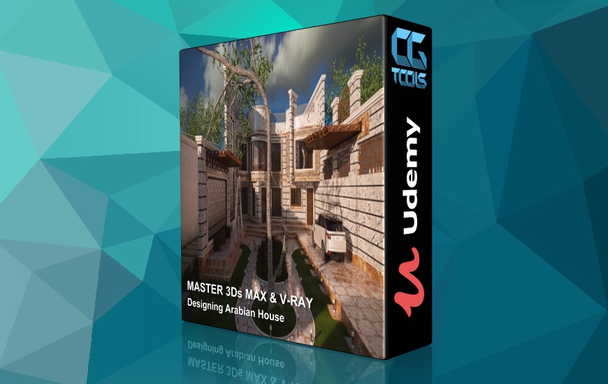 آموزش تسلط بر طراحی یک خانه عربی در وی ری و تری دی مکس