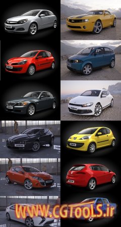 مدل های سه بعدی Evermotion HD Car Vol 1-4