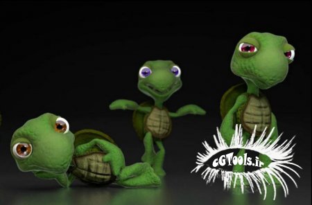 آموزش ساخت یک لاکپشت در بلندر|CG Cookie – Creating a Little Cartoon Turtle in Blender
