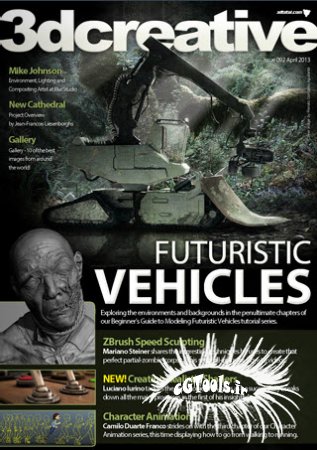 دانلود رایگان مجله ی 3dCreative شماره ی 92 ماه آوریل|3DCreative Issue 92 – April 2013