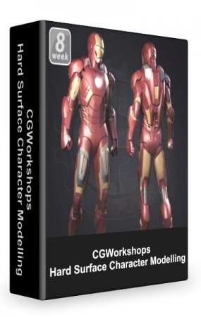 آموزش مدلینگ کاراکتر سطح سخت | CGWorkshops - Hard Surface Character Modelling Josh Herman