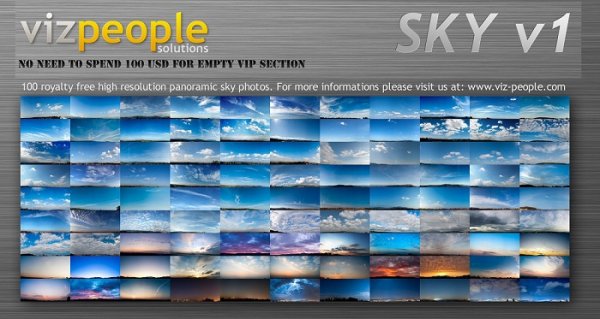 مدل های سه بعدی Viz-People Sky v1