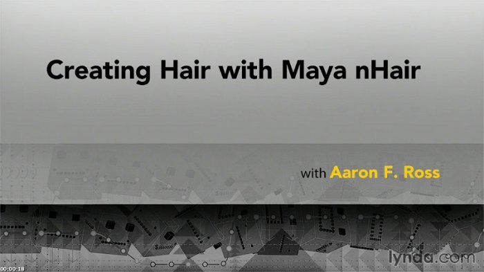 آموزش Lynda -  Creating Hair with Maya nHair