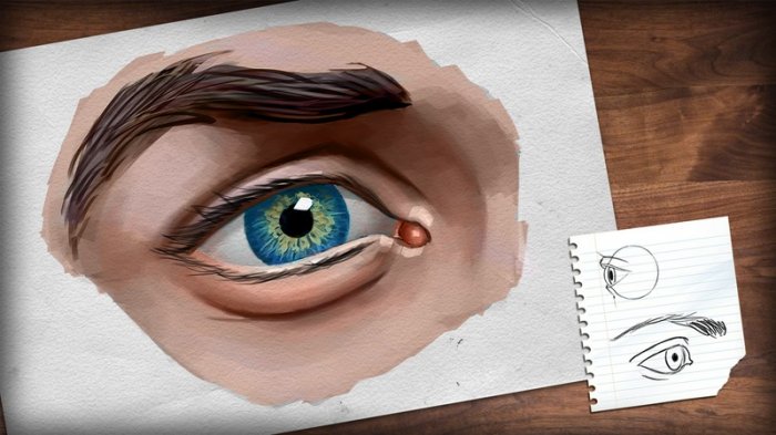 آموزش Digital Tutors - Drawing the Human Eye in Photoshop