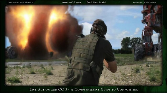 آموزش Eat3D - Live Action and CG 3 - A Comprehensive Guide to Compositing
