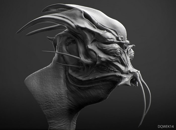 آموزش Gumroad - Creature Concepting In 3D By Dominic Qwek