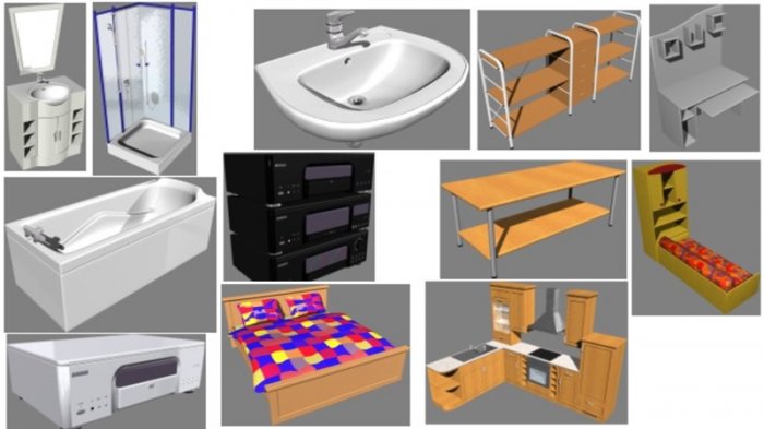 مدل های سه بعدی وسایل مدرن خانه DOSCH 3D - Modern Furniture