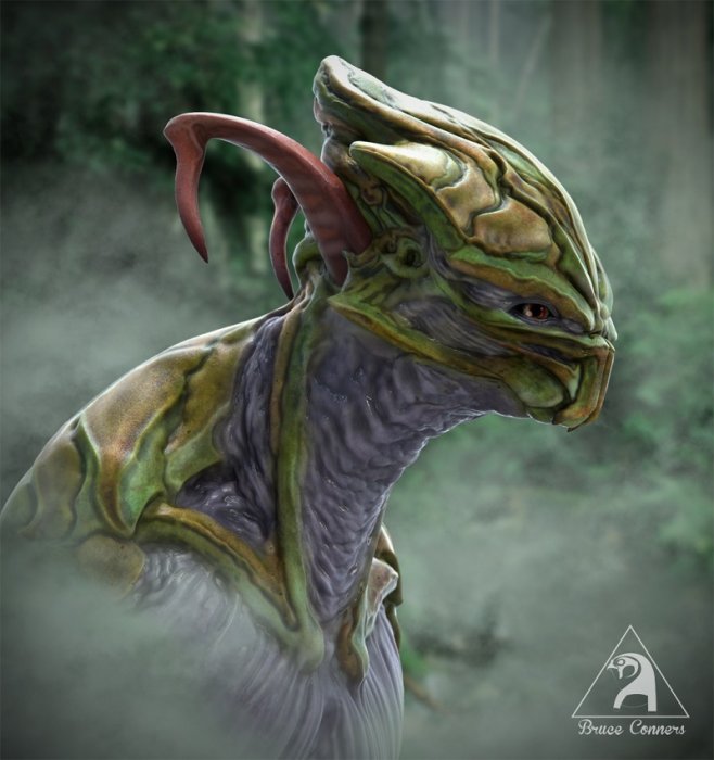 آموزش Gumroad - 3D Creature Concept Viper Mantis by Bruce Conners